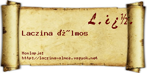 Laczina Álmos névjegykártya